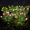 Solar Garden Lamp With Warm White Artificial Flower For Garden Lawn Lighting 3