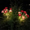Solar Garden Light Snow Lotus Flower, Solar Lights Outdoor Lighting, Lawn Lamp for Patio Yard Flower Party Lamp
