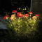 Solar Garden Light Snow Lotus Flower, Solar Lights Outdoor Lighting, Lawn Lamp for Patio Yard Flower Party Lamp