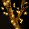 Peach Flower Cherry, Solar Fairy String Light Sakura Garlands, LED Lamp For Wedding Party Garden Christmas Outdoor Decor
