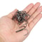 High Carbon Steel Treble Overturned Hooks, Fishing Hook, Round Bend Treble Fishing Tackle for Bass
