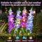 Upgraded waterproof solar flower light, Solar Garden Lights, Yard patio lawn decoration, ideal for party garden