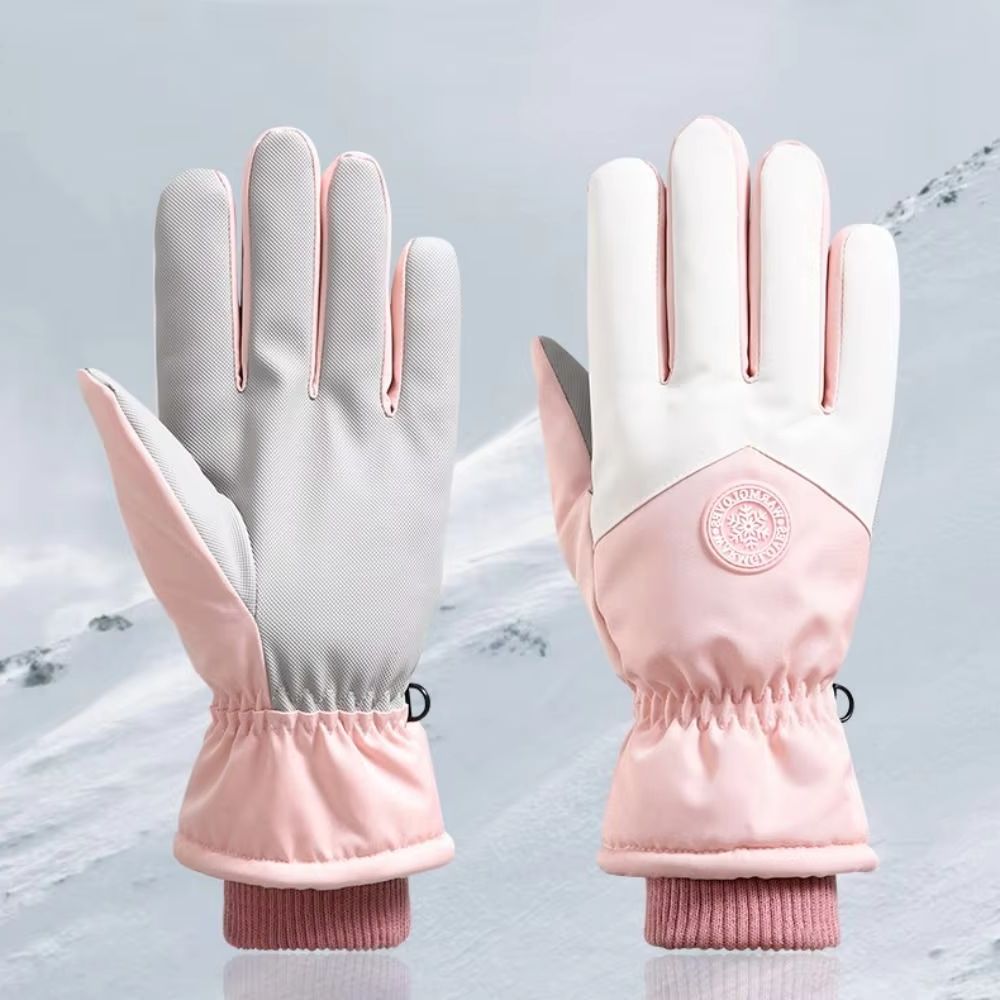 Waterproof Coldproof Winter Gloves Thermal Ski Gloves Nonslip Touch Screen Adjustable Winter Gloves 0