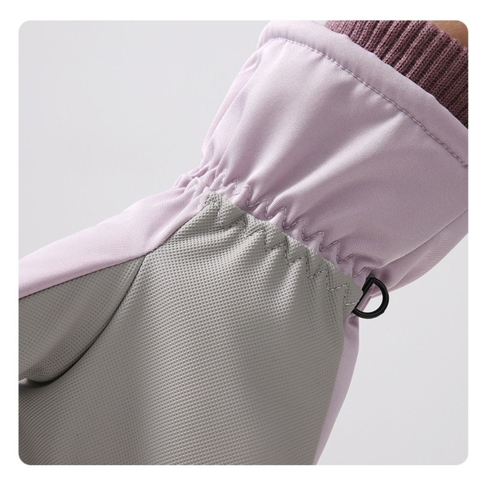 Waterproof Coldproof Winter Gloves Thermal Ski Gloves Nonslip Touch Screen Adjustable Winter Gloves 4