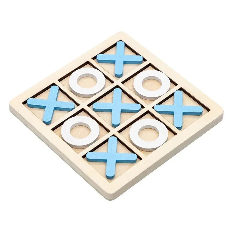 Wooden Montessori Play Game Kids Mini Chess Puzzle Early Educational Toy For Brain Learning 1