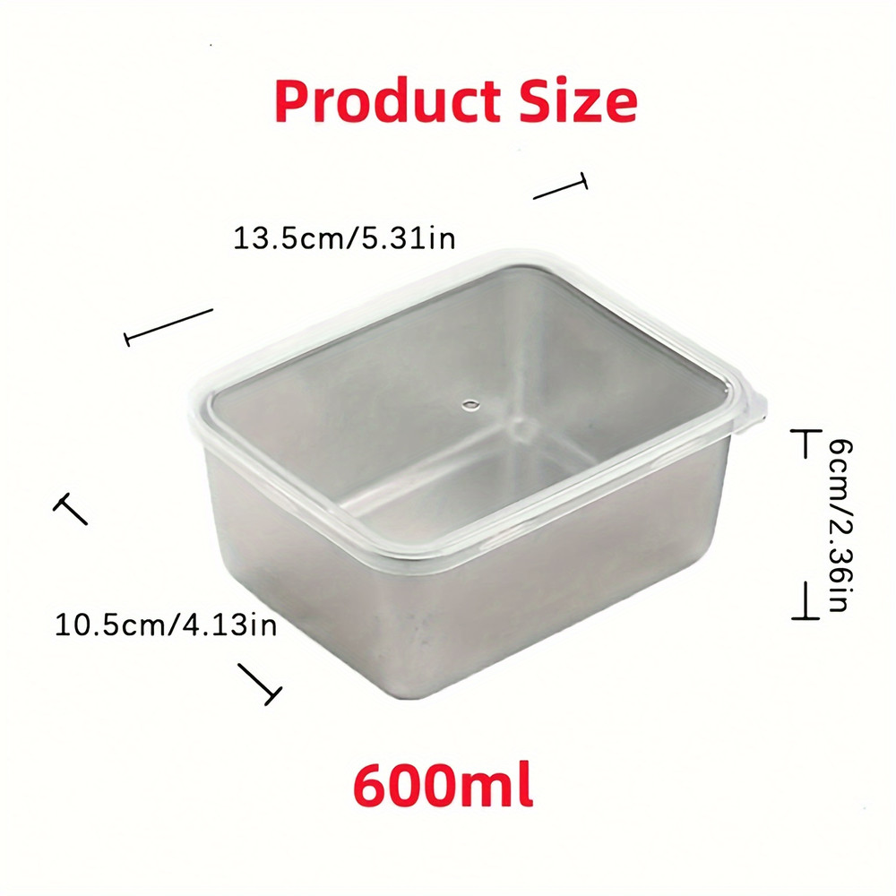 Stainless Steel Food Storage Containers Set Stackable Reusable With Lids For Camping Picnics Schoo 5