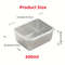 Stainless Steel Food Storage Containers Set Stackable Reusable With Lids For Camping Picnics Schoo 5