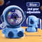 Cartoon Pencil Cutter for School, Hand Crank Astronaut Pencil Sharpener, Fun Pencil Sharpener for Students