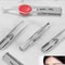 Portable Stainless Steel LED Light Makeup Tool Smart Design Eyebrow Tweezer Hair Removal Tool 3