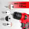 Red Cordless Drill, Multi-functional Tool Set for Women, Home DIY Tool Kit, Hand Tool Kit with Drill and Accessories