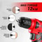 Red Cordless Drill, Multi-functional Tool Set for Women, Home DIY Tool Kit, Hand Tool Kit with Drill and Accessories
