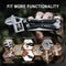 Adjustable Wrench Multitool W4 Pliers Folding Knife Wood Saw Hand Tools 3