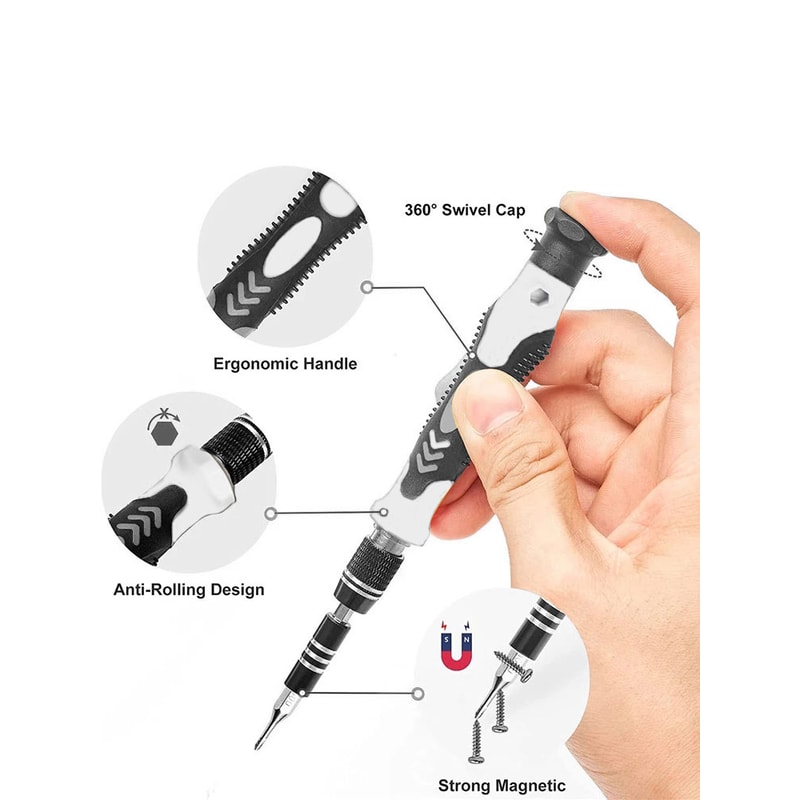 Magnetic Precision Screwdriver Set For Phone Repair Mini Screwdriver For Glasses IPhone Watch Kit W 4