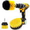 Drill Brush Kit, Electric Scrubber Brush, Plastic Round Cleaning Brush for Carpet, Glass, Car Tires, Nylon Brushes