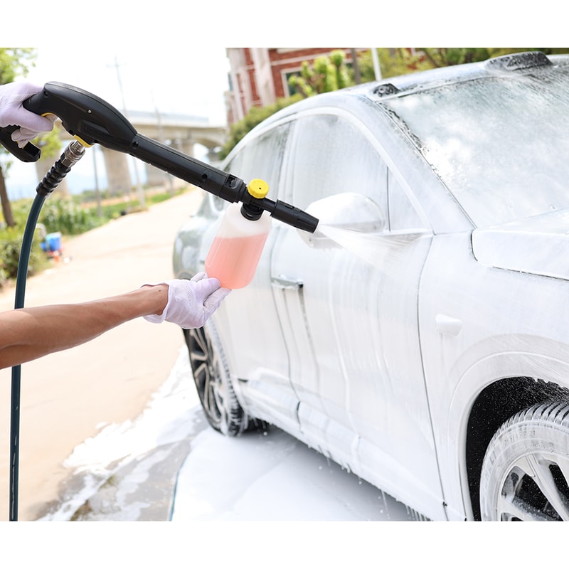 Adjustable Snow Cannon Foam Lance Kit Foam Cannon For Karcher Pressure Washer Nozzle Car Wash Gun 0