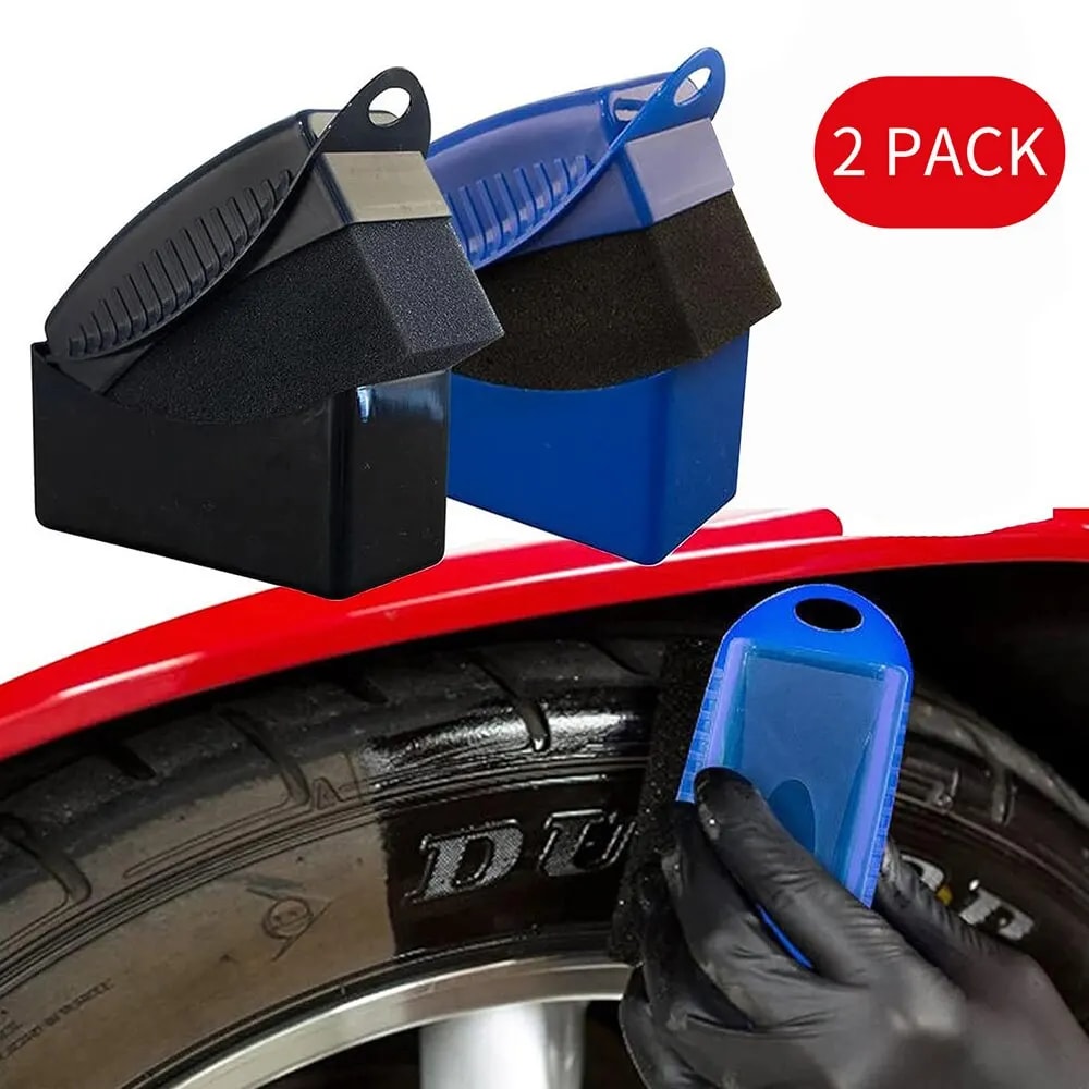 Tire Detailing Sponge Set For Car Wheel Rim Cleaning Waxing Polishing 2