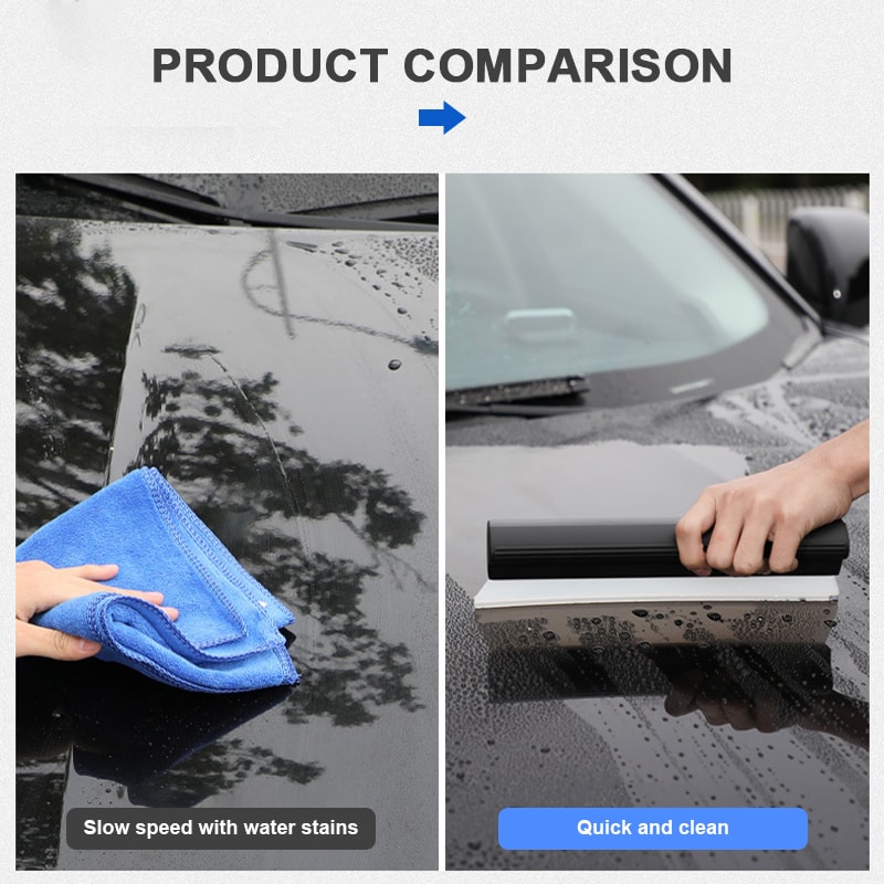 Handy Squeegee Auto Blade Car Flexible Silicone Water Wiper Window Glass Scraper Cleaning Tool 4