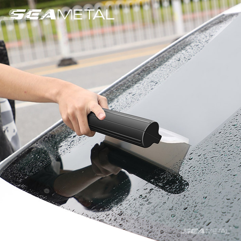 Handy Squeegee Auto Blade Car Flexible Silicone Water Wiper Window Glass Scraper Cleaning Tool 1