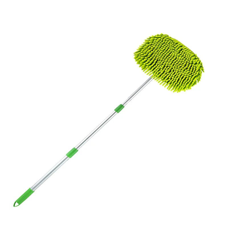 ThreeSection Telescopic Car Wash Mop Rotating Cleaning Brush For Roof And Window Maintenance 4