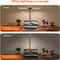 LED Desk Lamp with Double Head, Powerful Illuminated Architect Light, Clip-On Design