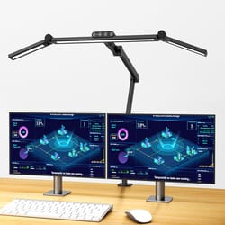 architect led desk lamp with clamp, ultra bright table lamp with automatic dimming for home office