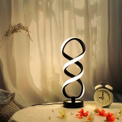 usb powered desk lamp, three-color lighting, creative modern artistic design for reading and work