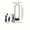 LED USB Dimming Bedside Lamp Small Ring Table Lamp For Bedroom And Living Room Black And White Nigh 4