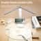 Foldable LED DoubleHead Desk Lamp USB Rechargeable Dimmable Touch Night Light EyeProtection Bedside 5