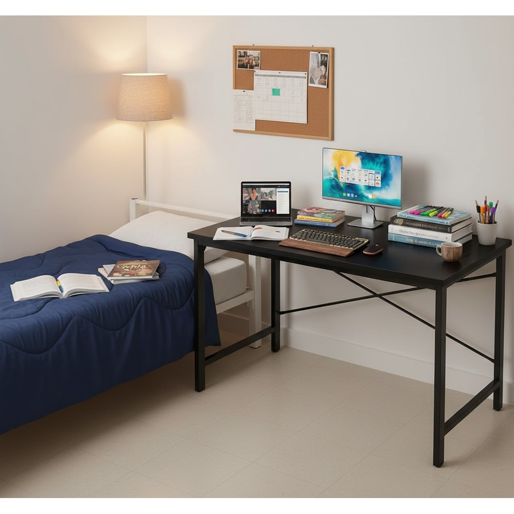Sturdy Home Office Table For Dorms And Small Rooms Compact Computer Desk For Students 2