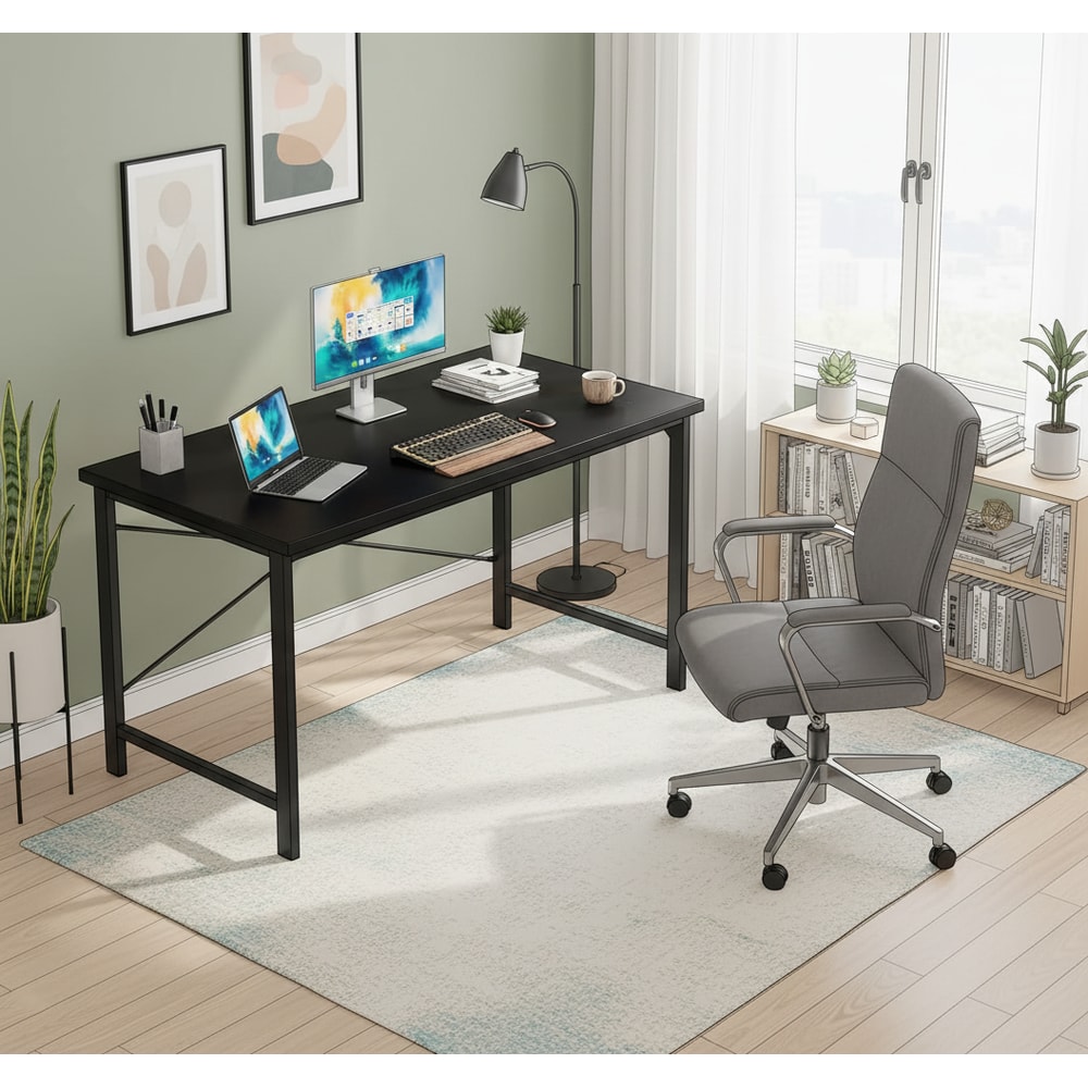 Sturdy Home Office Table For Dorms And Small Rooms Compact Computer Desk For Students 3