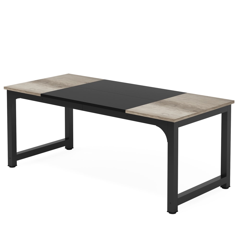 Large Office Desk Computer Table Tribesigns Modern Writing Desk Workstation For Home Offices Study 6