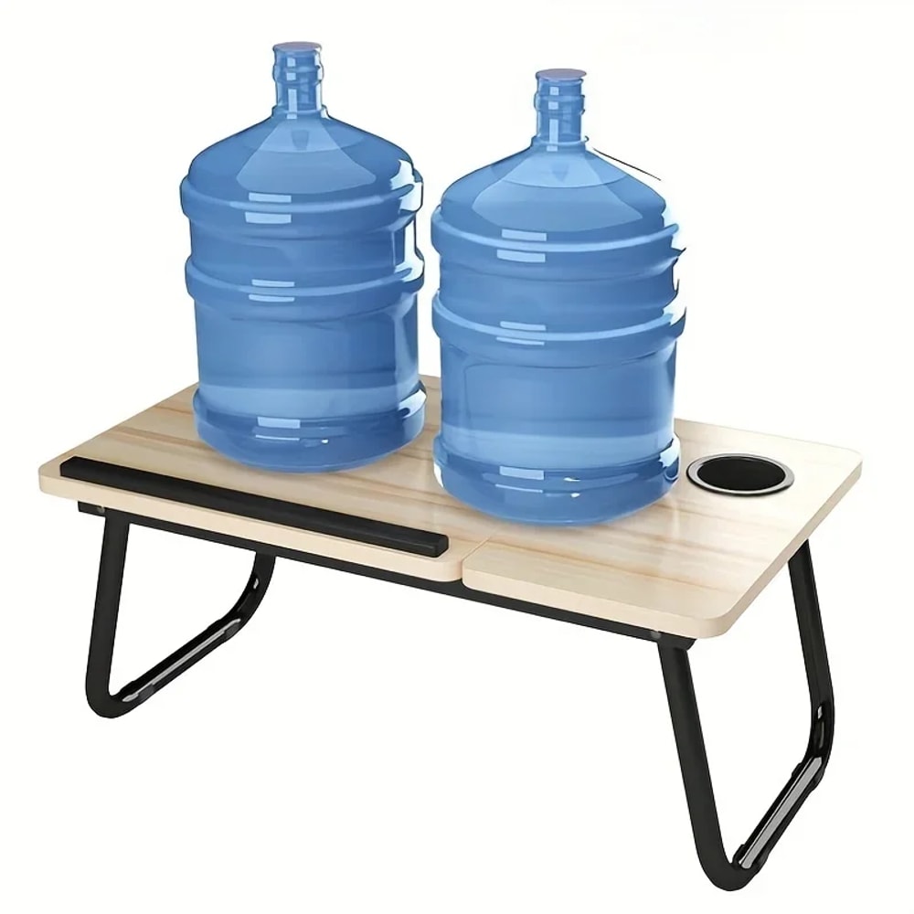 Computer Lazy Desk With Ergonomic Design Integrated Foldable Table With Adjustable Height Compact A 2