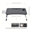 Portable Foldable Lap Table With Cup Holder Drawer Tablet Stand Laptop Bed Tray Foldable Legs Bed L 3