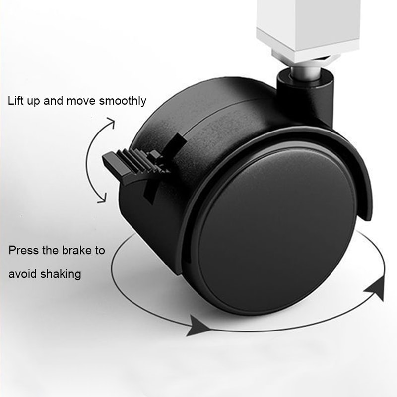 Mobile Laptop Standing Desk For Dormitory Swivel Wheel Home Desk With Rolling Wheels Height Adjusta 4