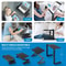 Portable Laptop Table Stand Adjustable Aluminum Desk Riser With Mouse Pad Cooling Holder For Bed An 4