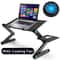 Portable Laptop Table Stand Adjustable Aluminum Desk Riser With Mouse Pad Cooling Holder For Bed An 1