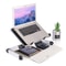 Portable Aluminum Adjustable Laptop Desk Stand Ergonomic Lapdesk For Sofa TV Bed PC Notebook With M 0