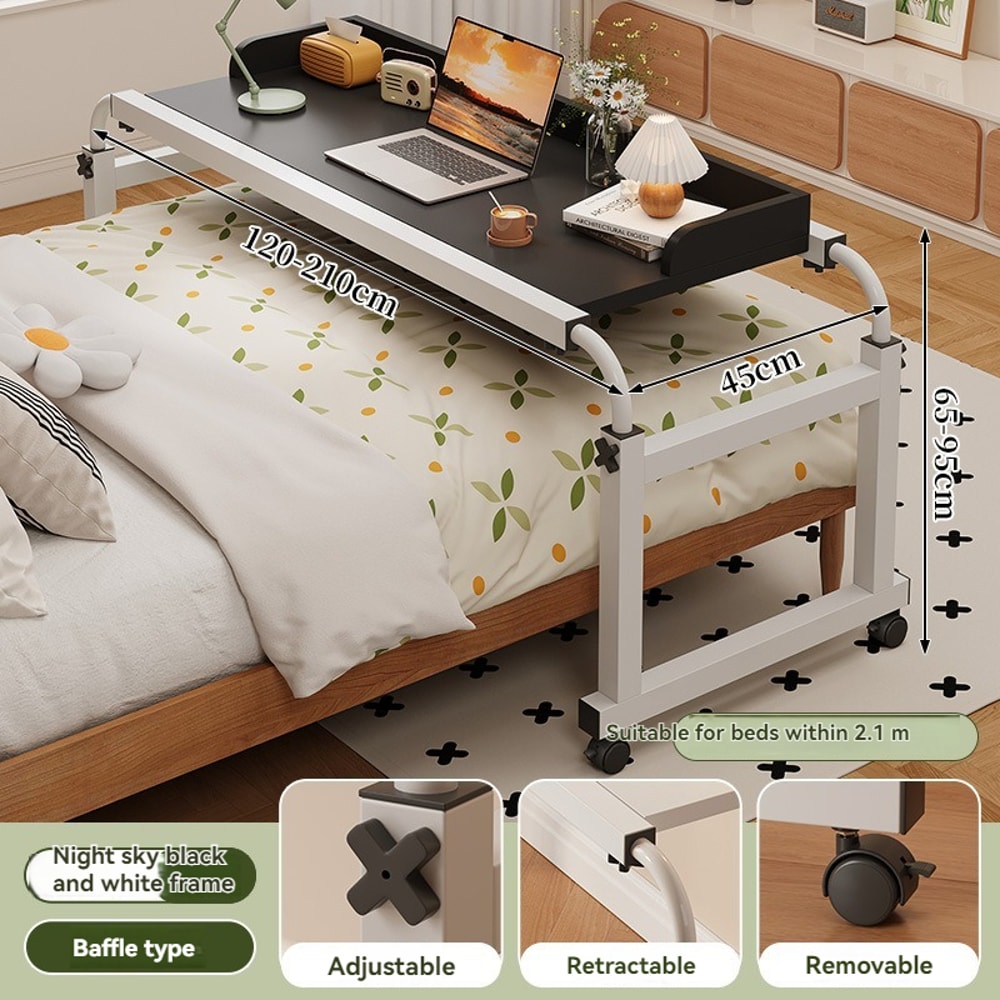 Small Table On The Bed Cross Border Bedroom Lift Mobile Computer Desk For Lazy Office 6