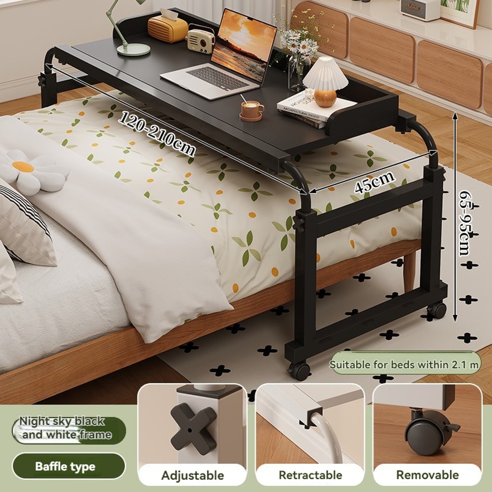 Small Table On The Bed Cross Border Bedroom Lift Mobile Computer Desk For Lazy Office 7