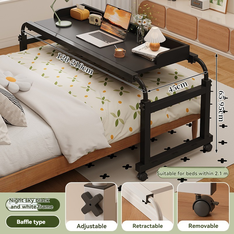 Small Table On The Bed Cross Border Bedroom Lift Mobile Computer Desk For Lazy Office 7