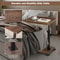 360 Rotatable Adjustable Rolling Cart Overbed Bedside Table Laptop Desk Medical Bed Food Tray Sofa 5