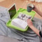 Foldable Bed Table With Cup Holder Portable MultiFunction Lap Tray Desk Ergonomic Space Saving Desk 4