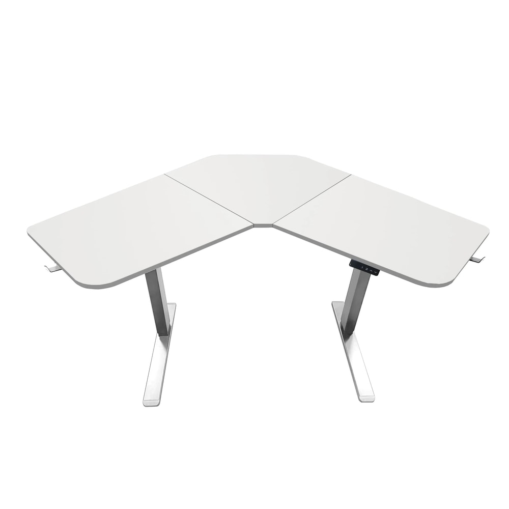 V Shaped Desk Electric Lifting Table Sit Stand Heightadjustable Desk For Study Home Office Esports 6