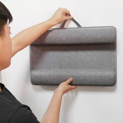 mumucc wooden suspended bed study table, portable laptop desk, sponge cushion