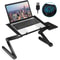 Foldable Adjustable Laptop Stand Aluminum Laptop Desk With Large Cooling Fan Mouse Pad For Bed Sof 1