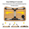 Portable Lap Desk With Adjustable Desktop Folding Laptop Desk For Bed Sofa Includes Tablet Slot And