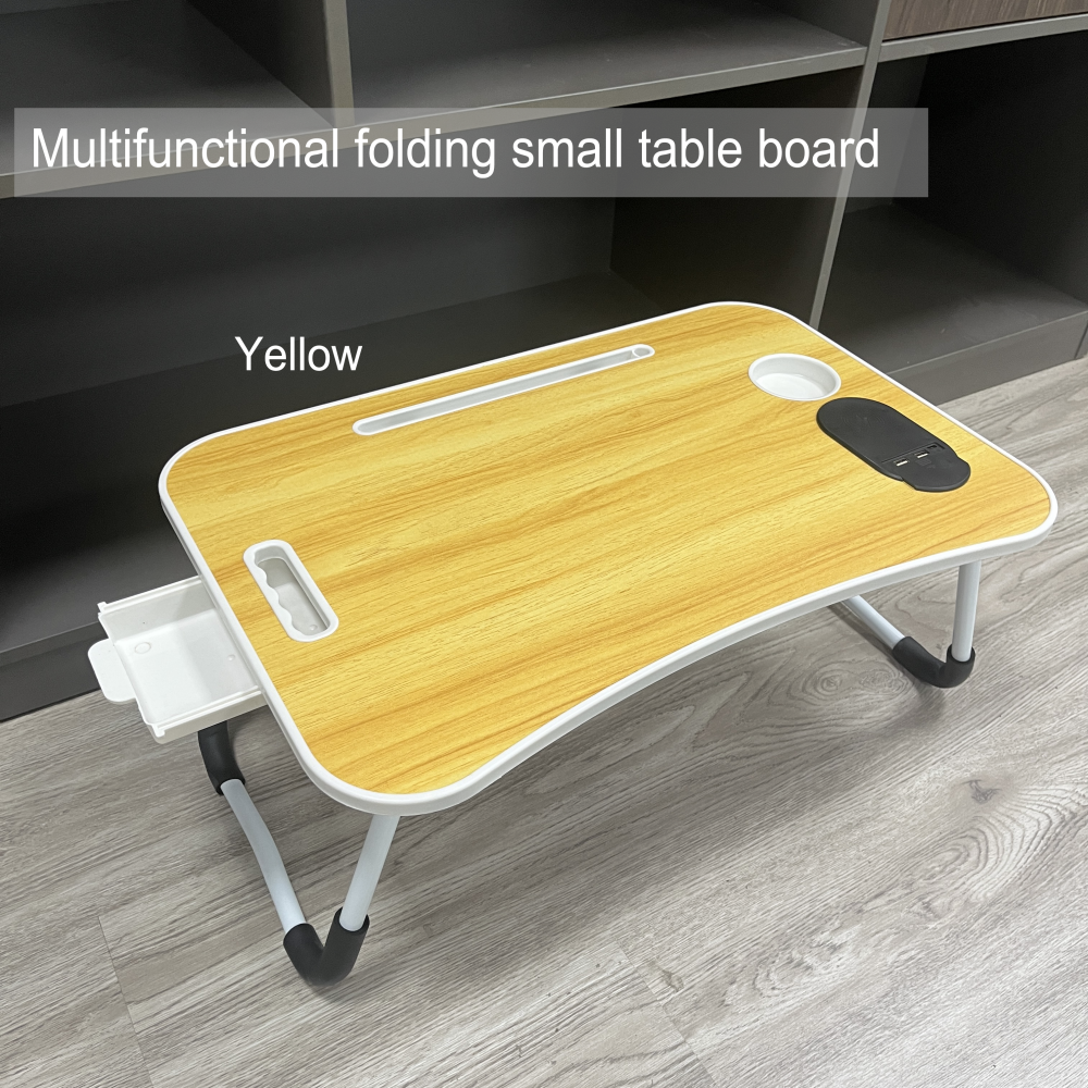 Wireless Charging Foldable Small Table Bed Laptop Table Simple Sturdy And Durable Perfect For Work 5