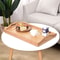 Foldable Bamboo Bed Tray Table With Folding Legs Snack Tray Breakfast Tray Serving Laptop Tray Hand 2