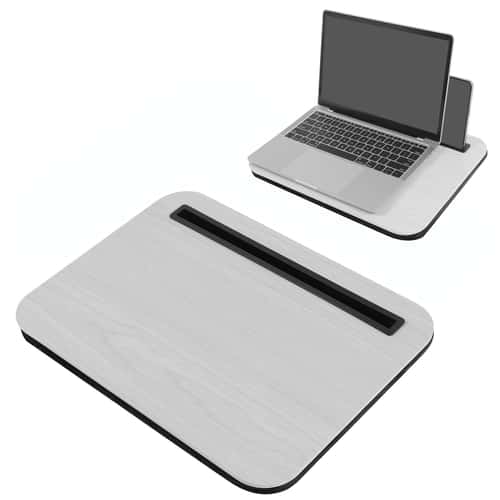 Lightweight Portable Lap Desk with Tablet Slot, Stable Laptop Desk Tray, Convenient Lap Desk for Working in Bed