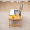 Bamboo Bed Tray Table With Folding Legs Portable Snack Tray For Sofa Eating Drawing Platters Lap De 2